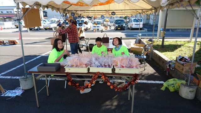 「吉川ふれあいまつり」での出店(H29)