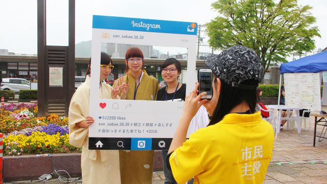駅前おもてなし事業(写真撮影サービス)